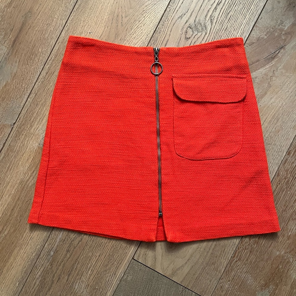 Topshop Poppy Red Skirt (size US 6)